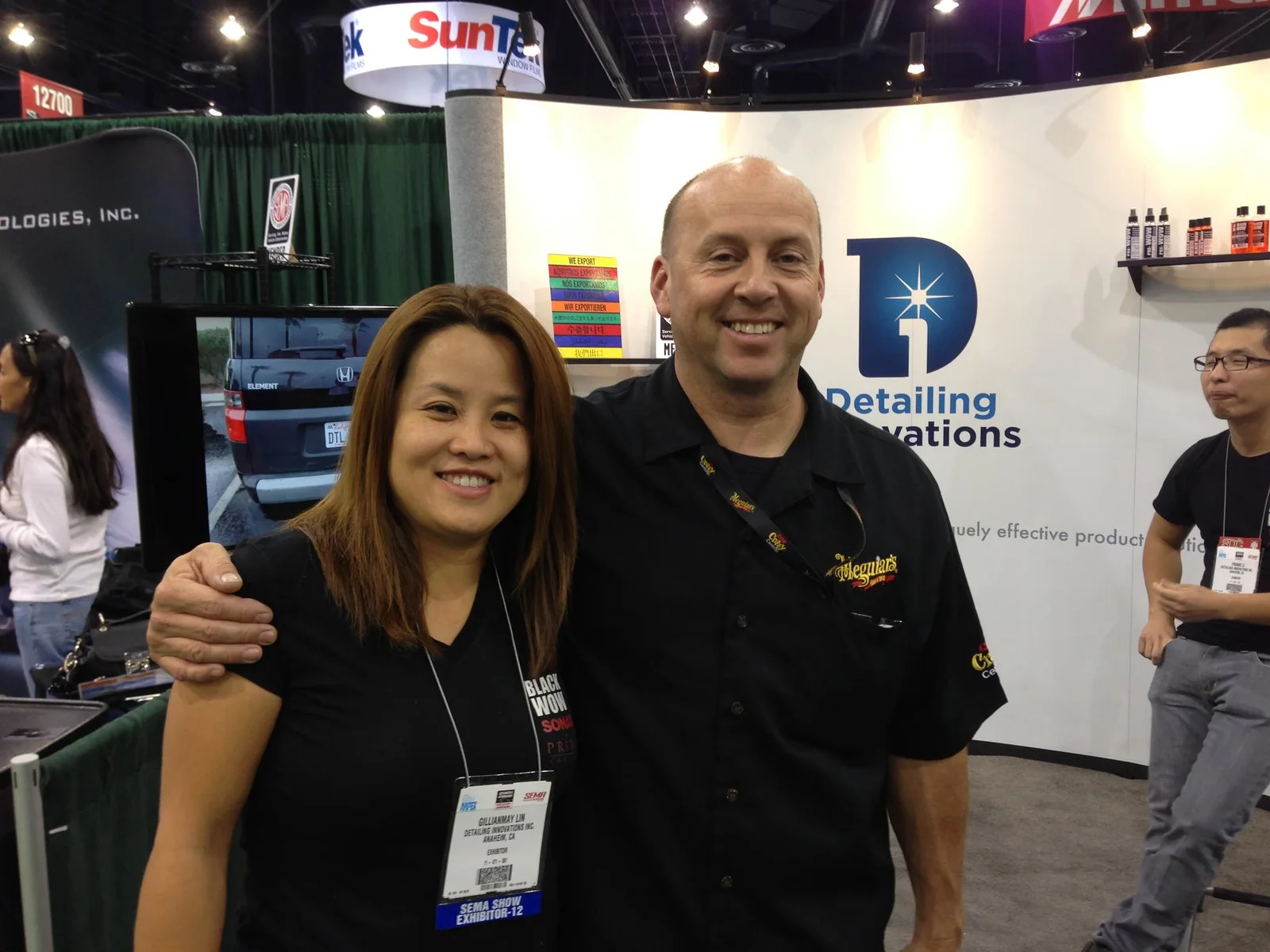 GillianMay with a rep from Meguiar's