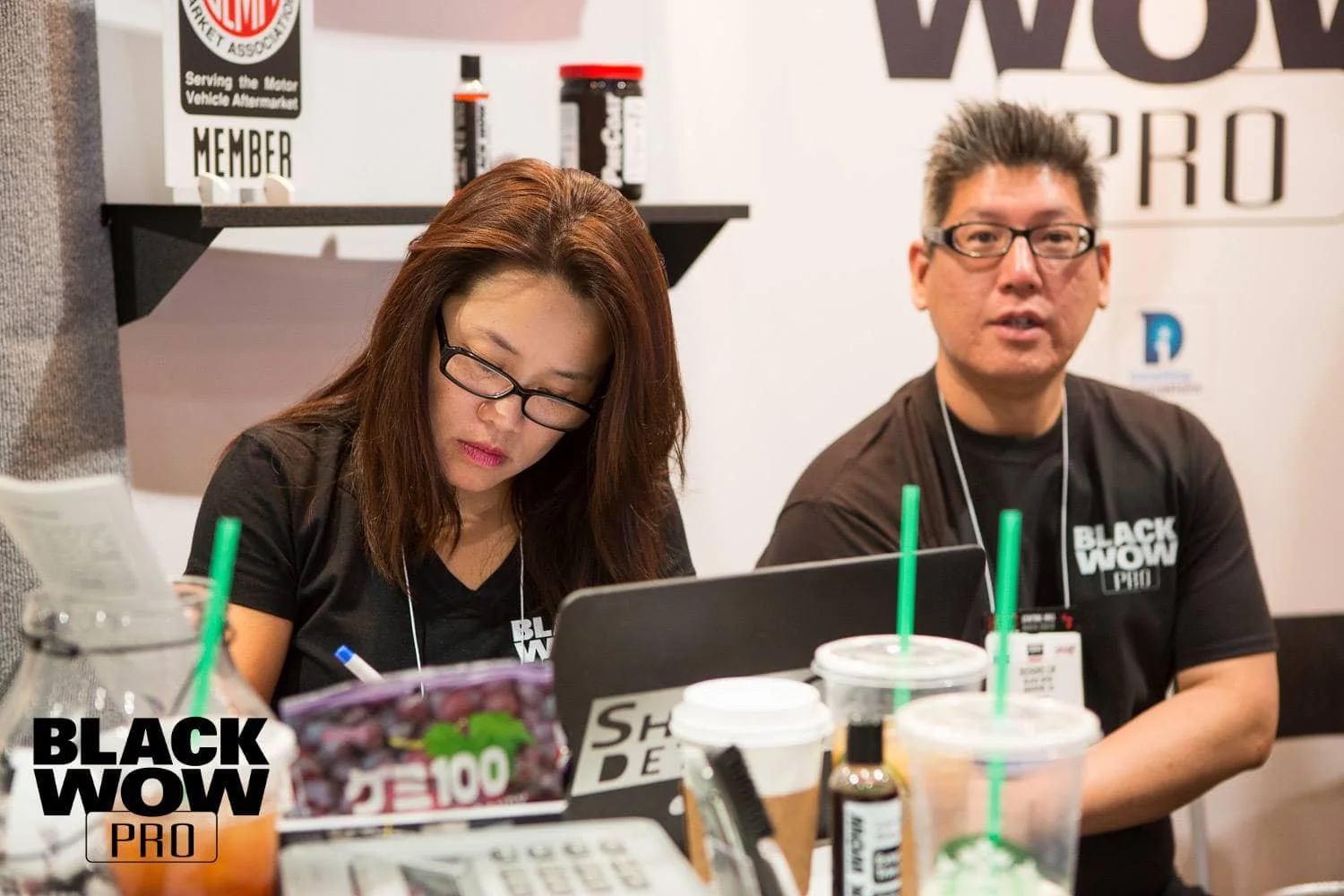 Working the booth — BlackWow Pro at SEMA